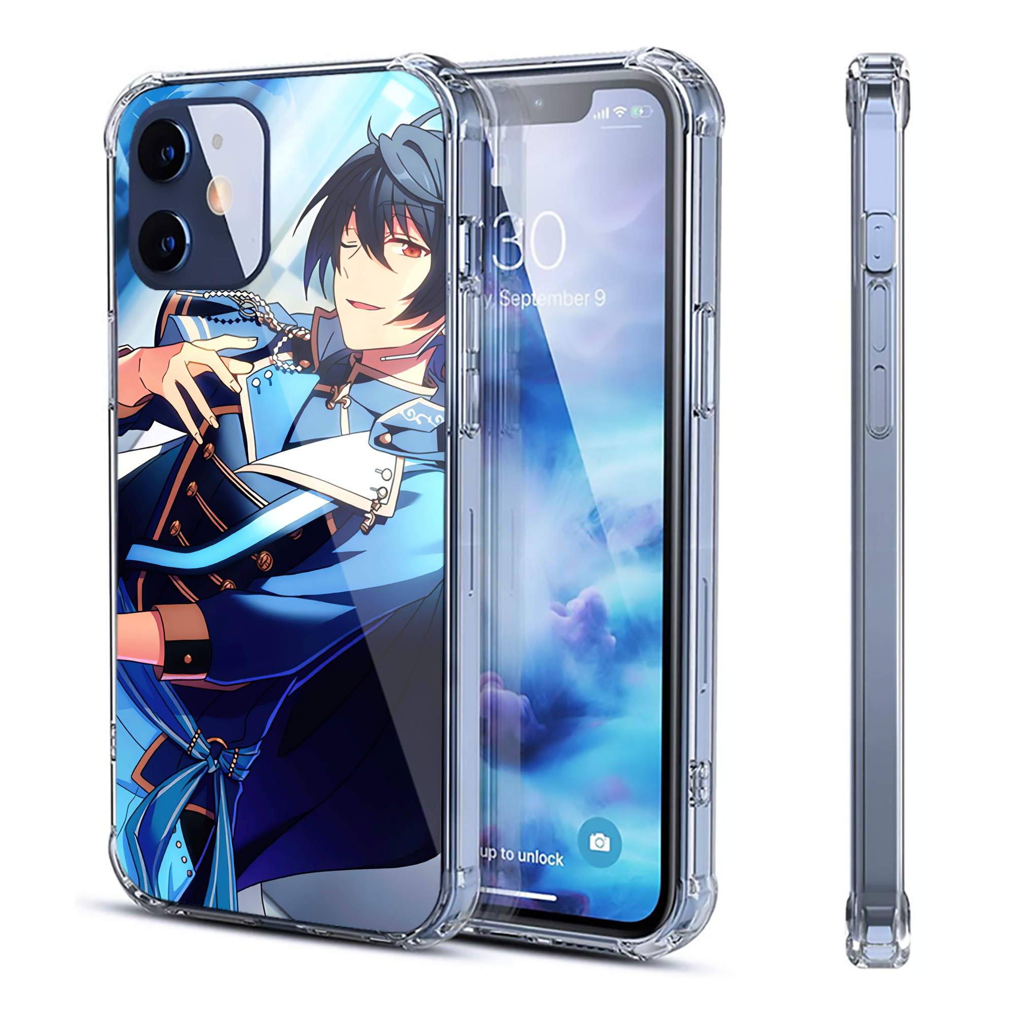 （画像用） あんさんぶるスターズ! Ensemble Stars 【iPhone 12シリーズ対応】透明スマホケース（クリアソフトケース）